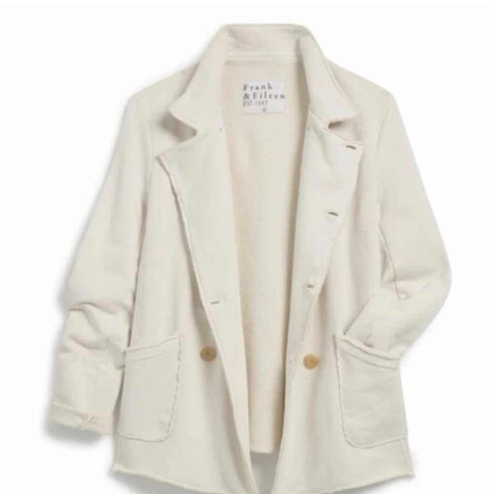 NWOT FRANK & Eileen BELFAST TRIPLE FLEECE PEA COAT sz S